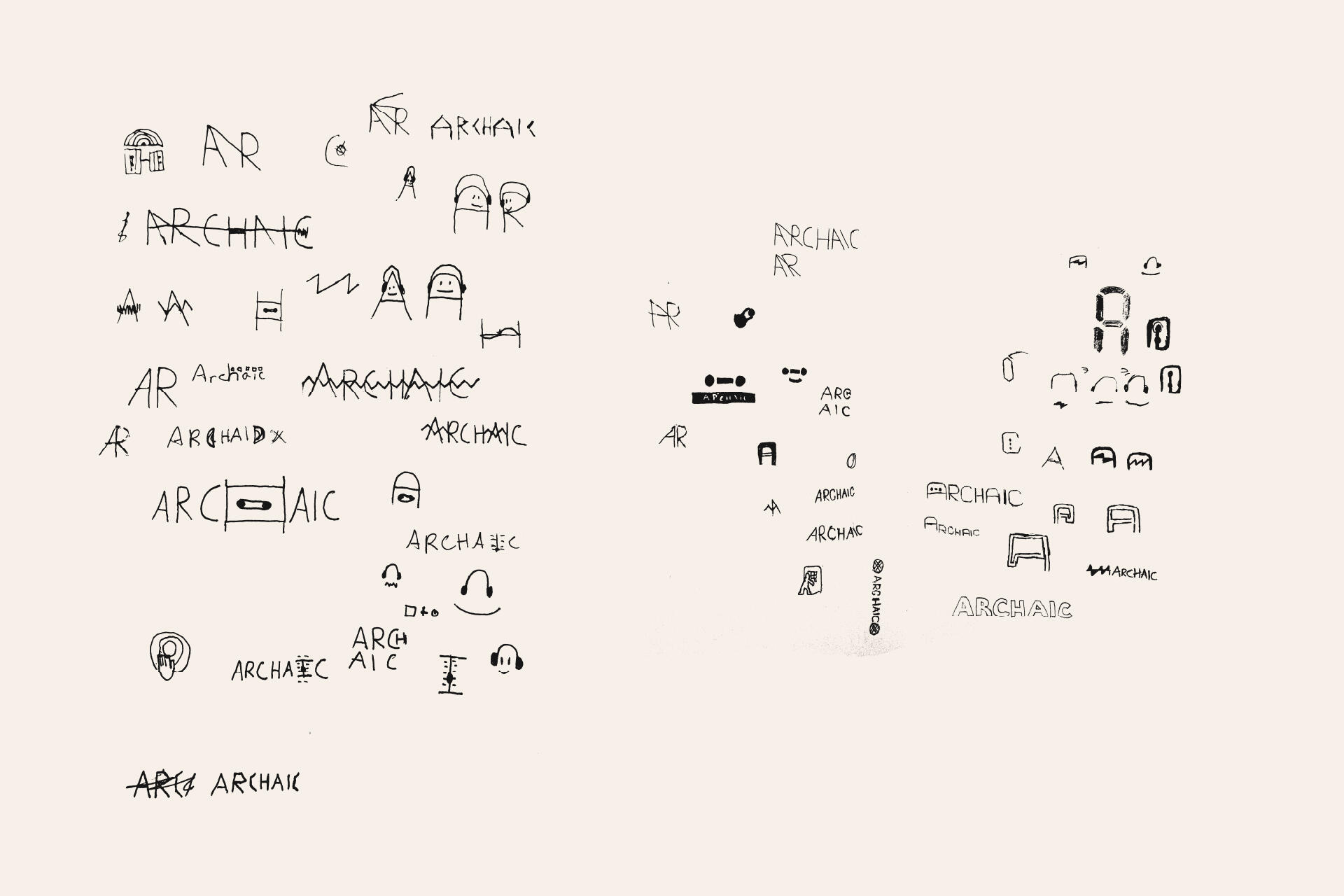 Sketches Assorted logo sketches