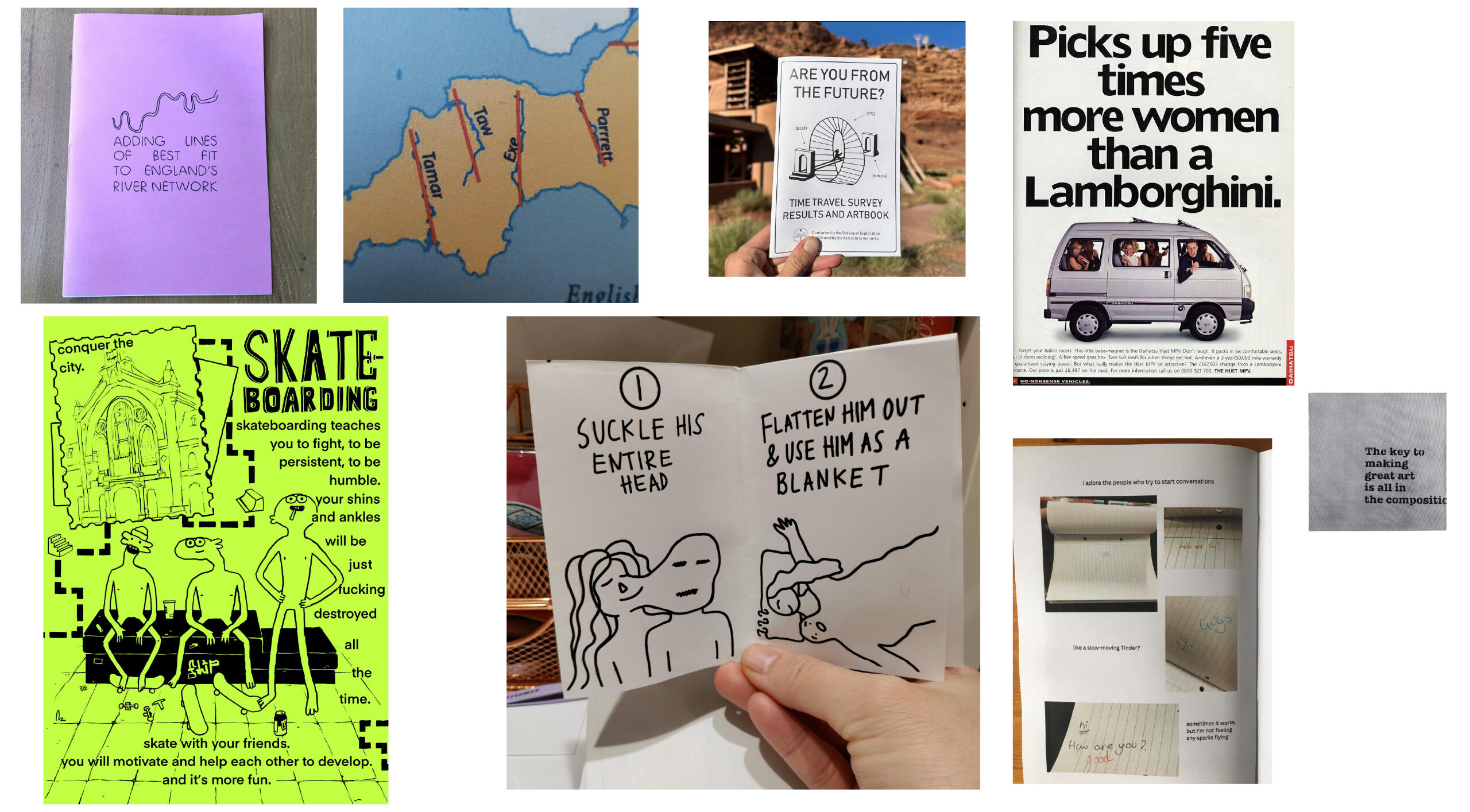 A zine spread with an introduction about the museum and the zine.